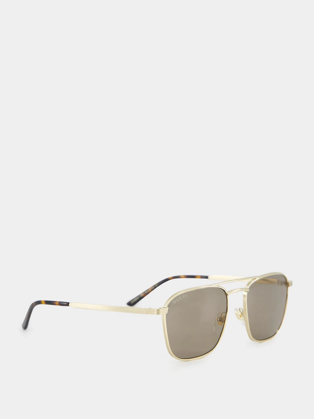 Gold Pilot-Frame Sunglasses - Image 2