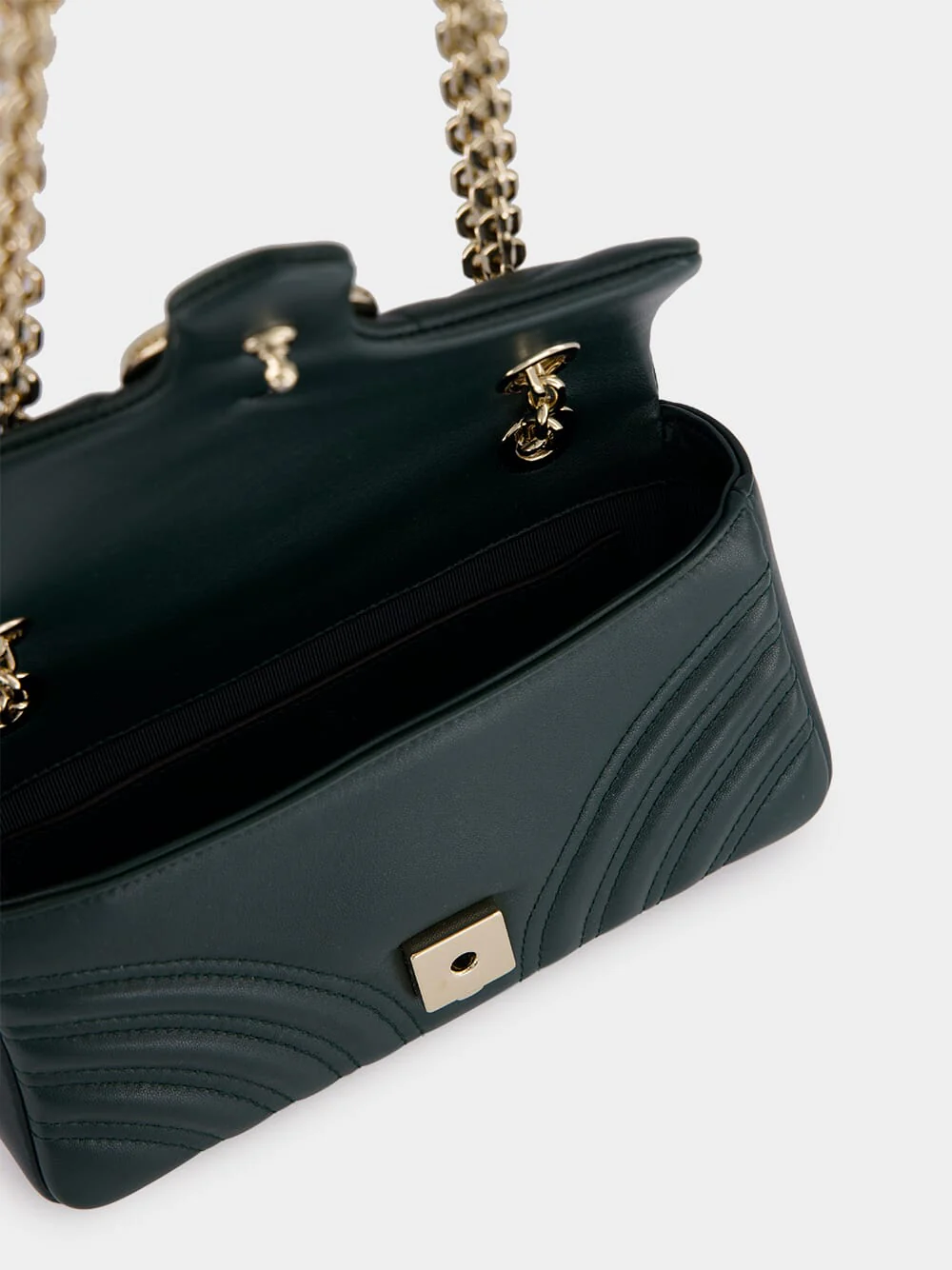 Green GG Marmont Small Shoulder Bag - Image 6