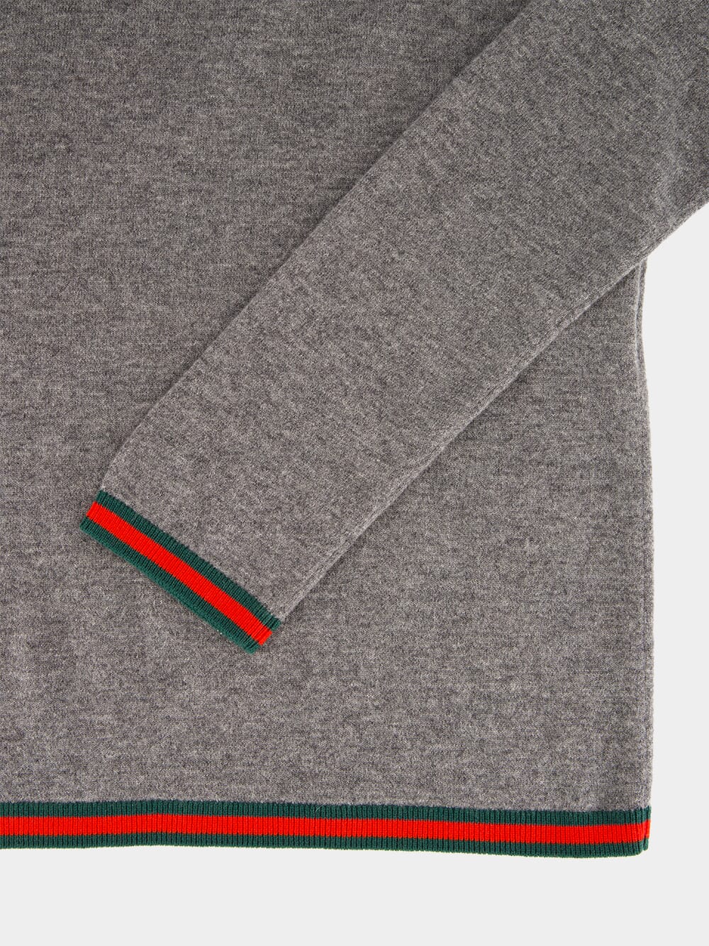 Grey Fine Soft Cashmere Turtleneck - Image 3