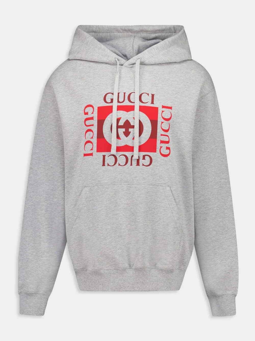 Grey Mélange Interlocking G Sweatshirt