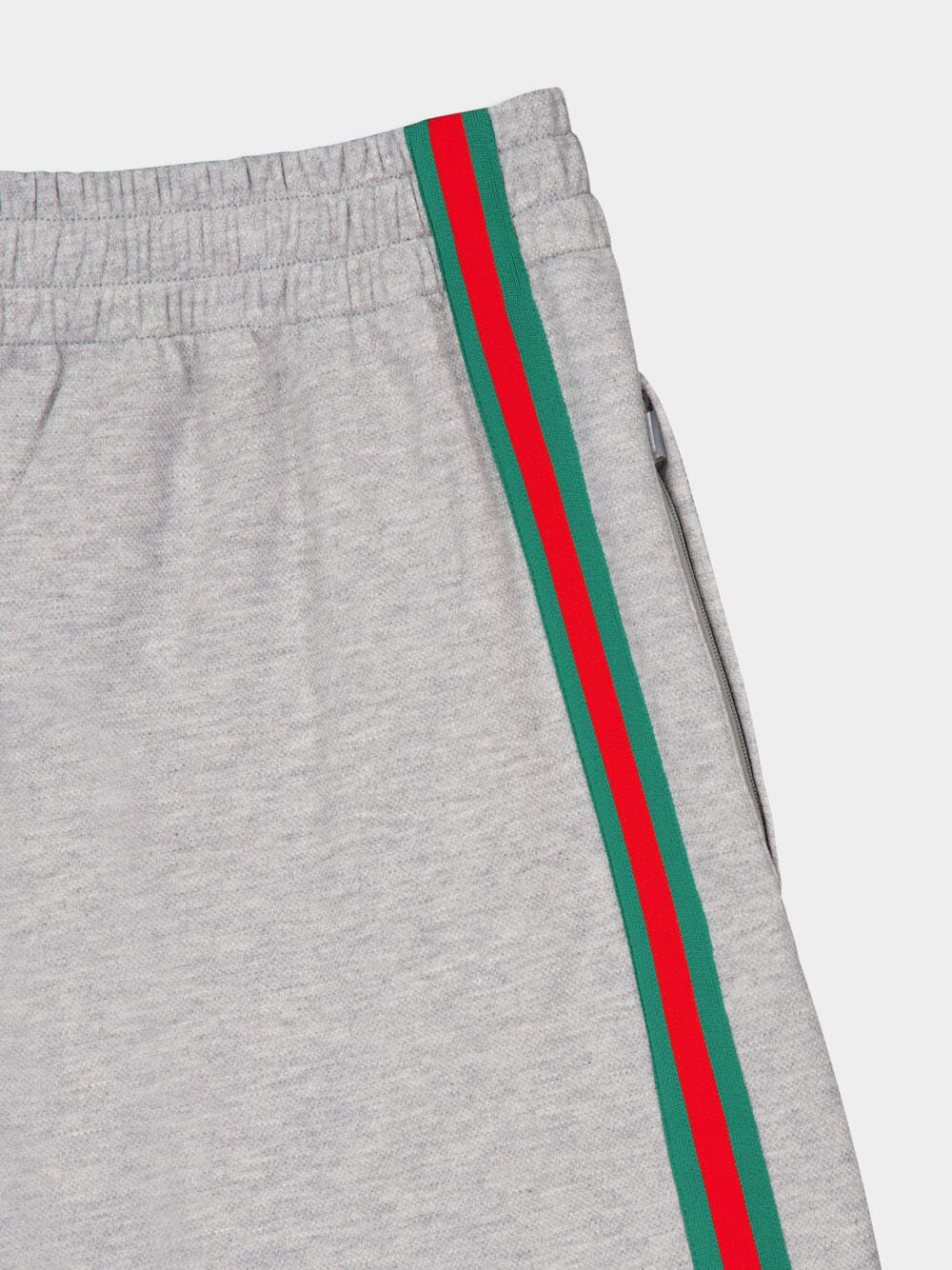 Grey Mélange Sportswear Trousers - Image 4