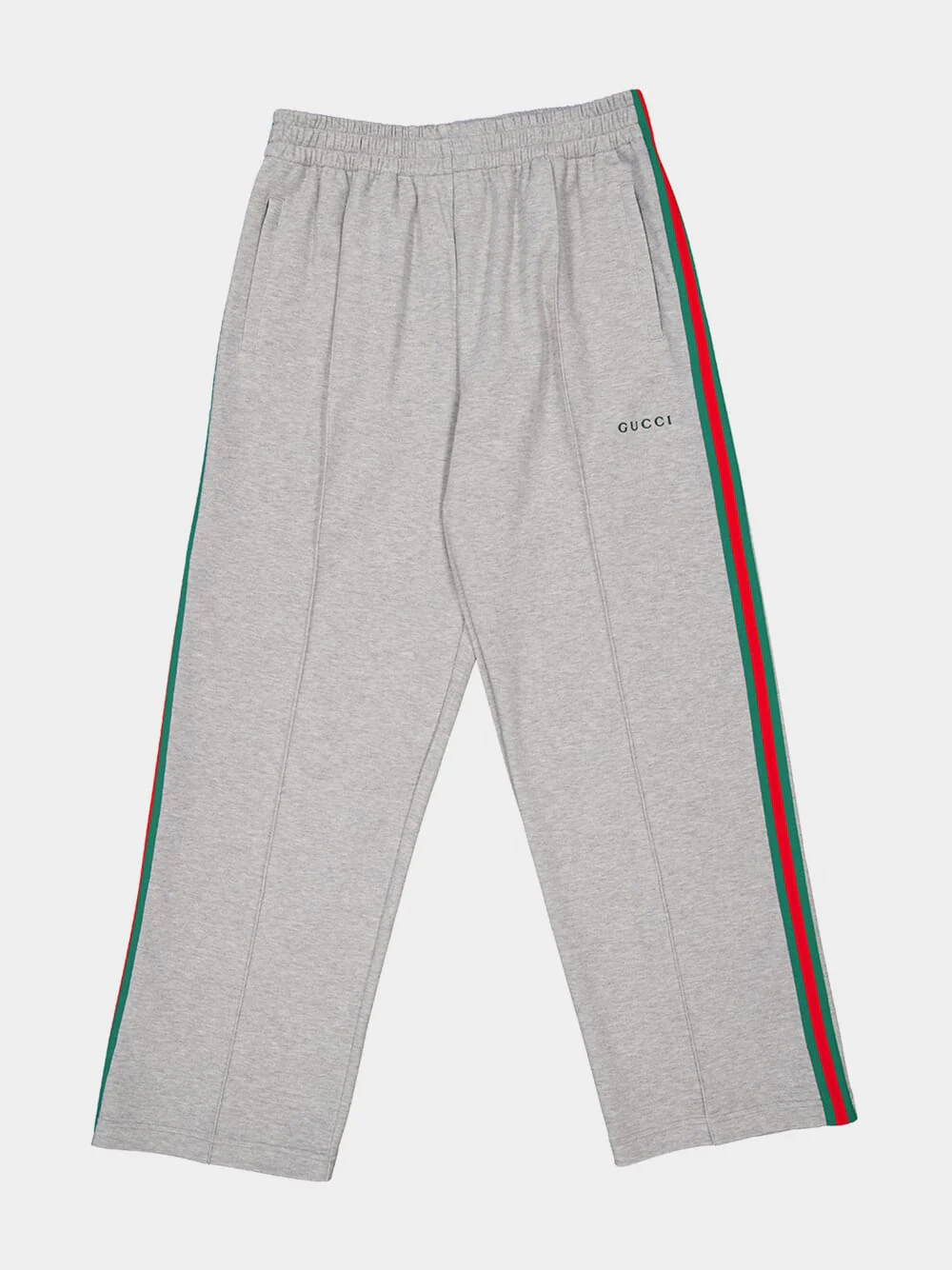 Grey Mélange Sportswear Trousers - Image 5