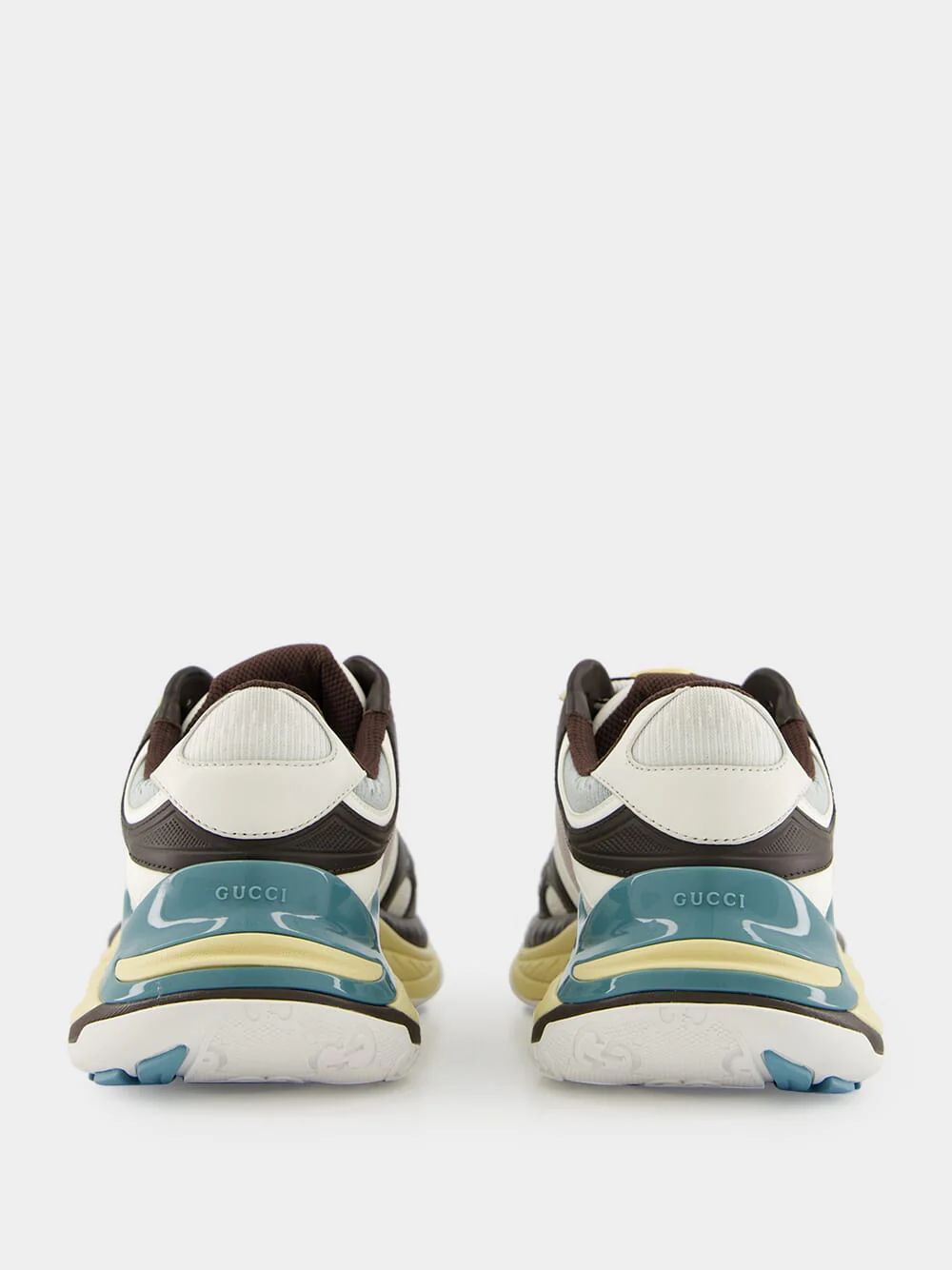 Grey Mesh and Leather 2.0 Sneakers - Image 5