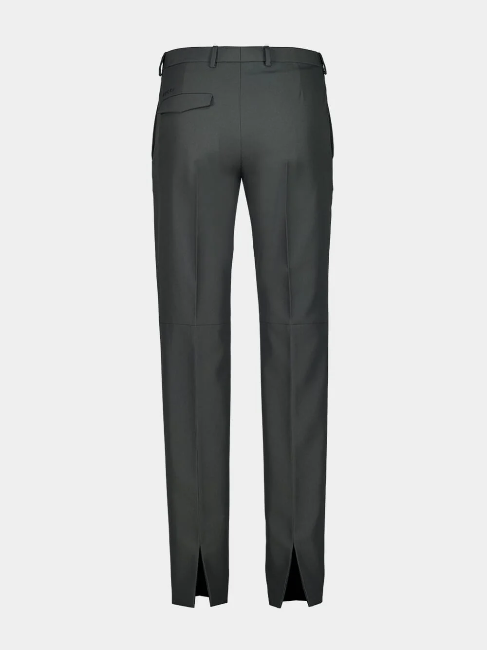Grey Straight Fit Technical Panama Trousers - Image 2