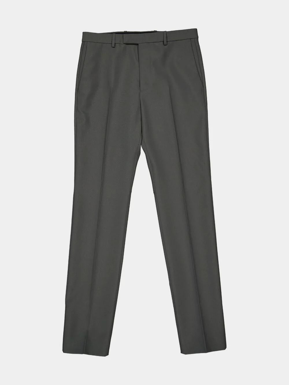 Grey Straight Fit Technical Panama Trousers - Image 5