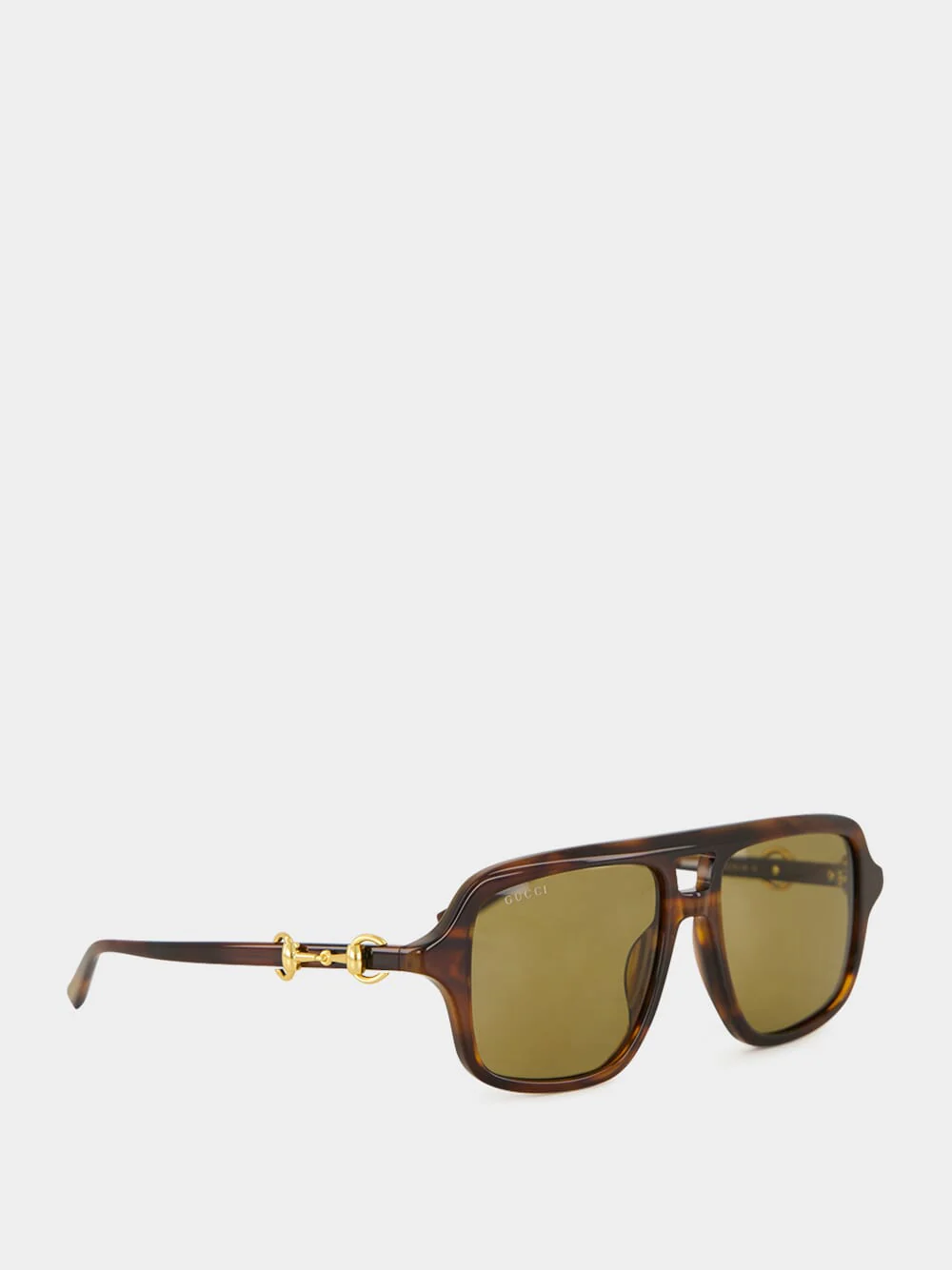 Havana Brown Navigator Sunglasses - Image 2