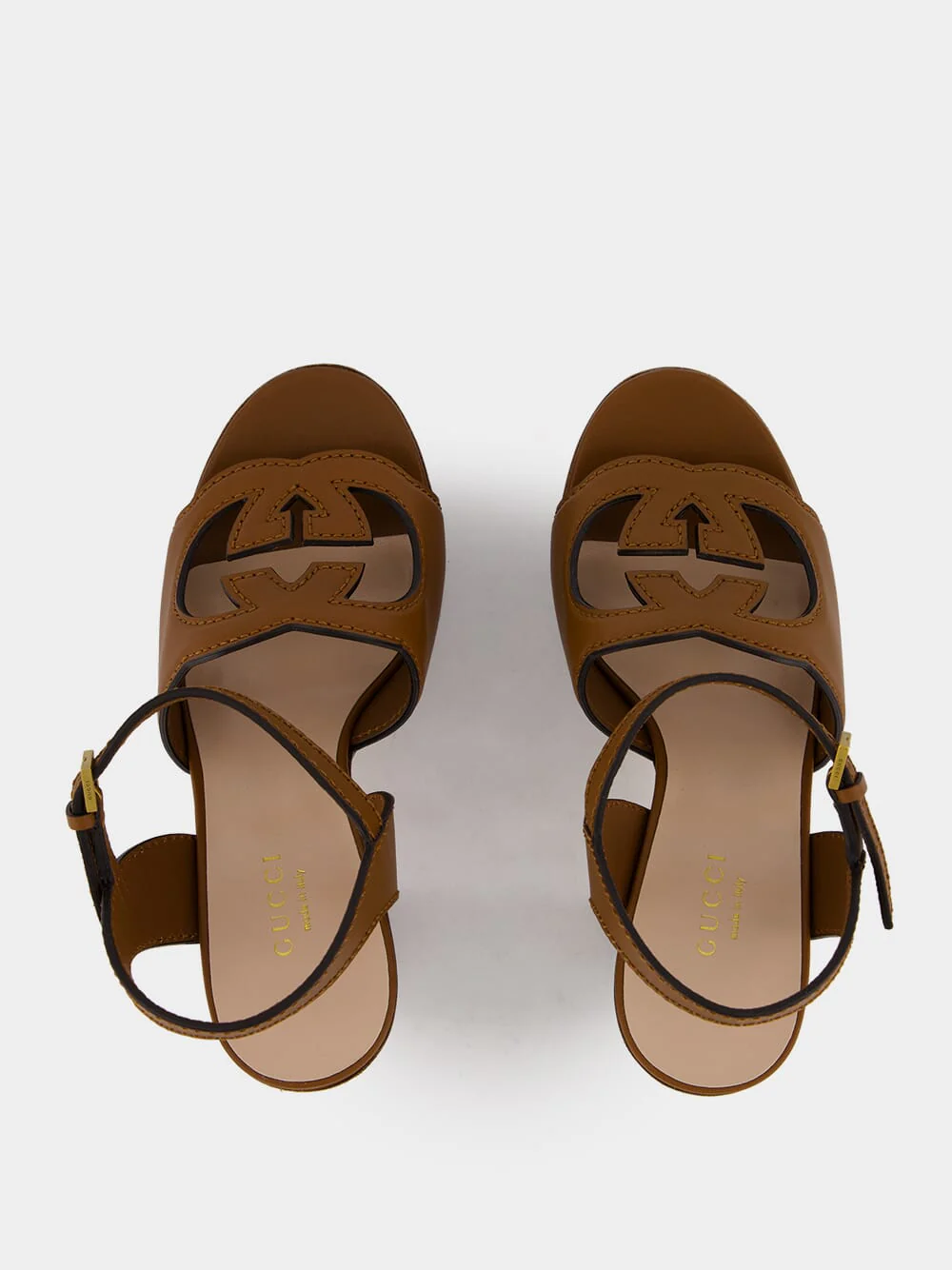 Interlocking G 110mm High Sandals - Image 4