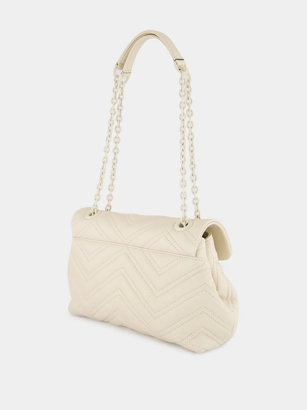 Ivory GG Marmont Small Shoulder Bag - Image 5