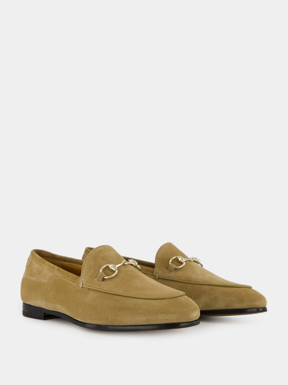 Light Beige Suede Jordaan Loafers - Image 3