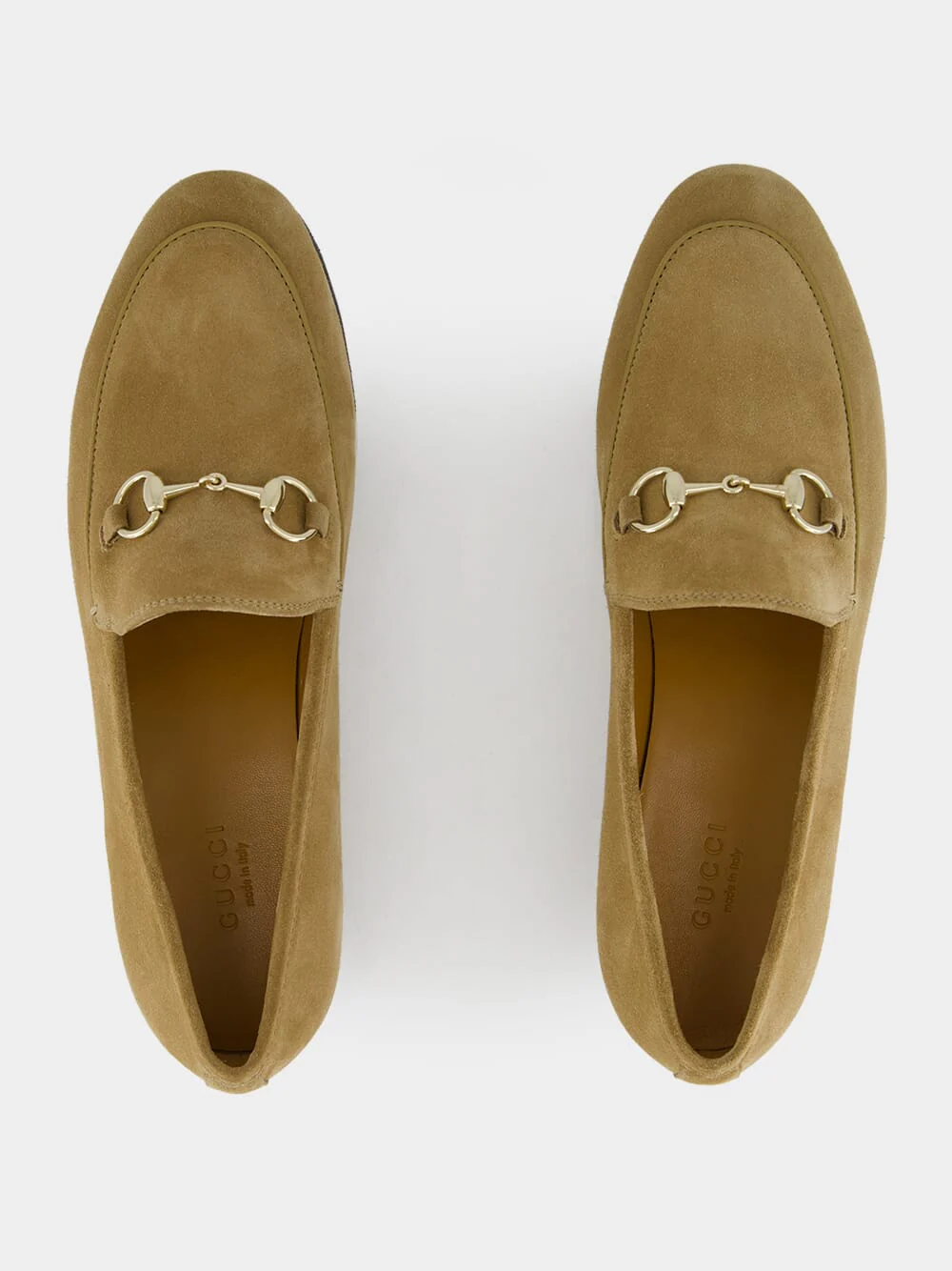 Light Beige Suede Jordaan Loafers - Image 4