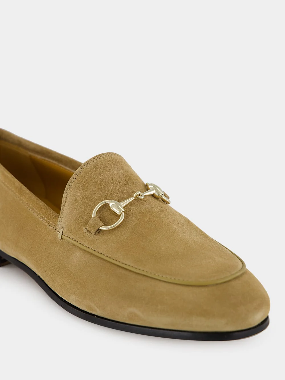 Light Beige Suede Jordaan Loafers - Image 7