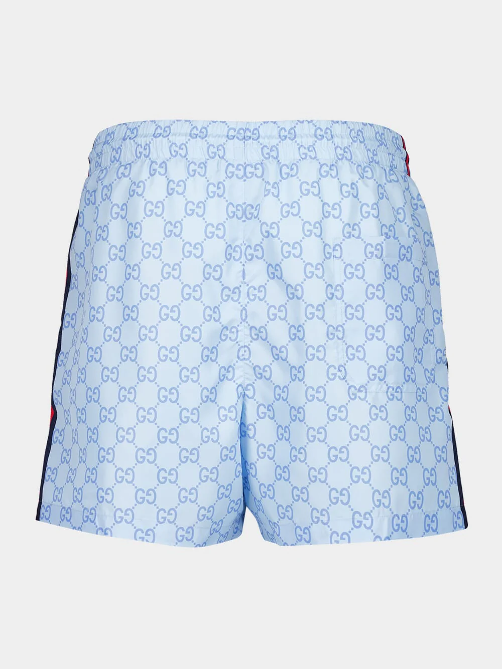 Light Blue GG Swim Shorts Nylon - Image 2