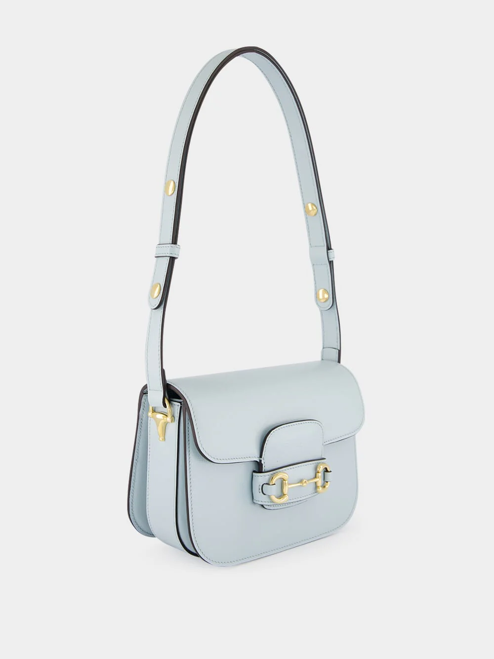 Light Blue Horsebit 1955 Small Shoulder Bag - Image 2