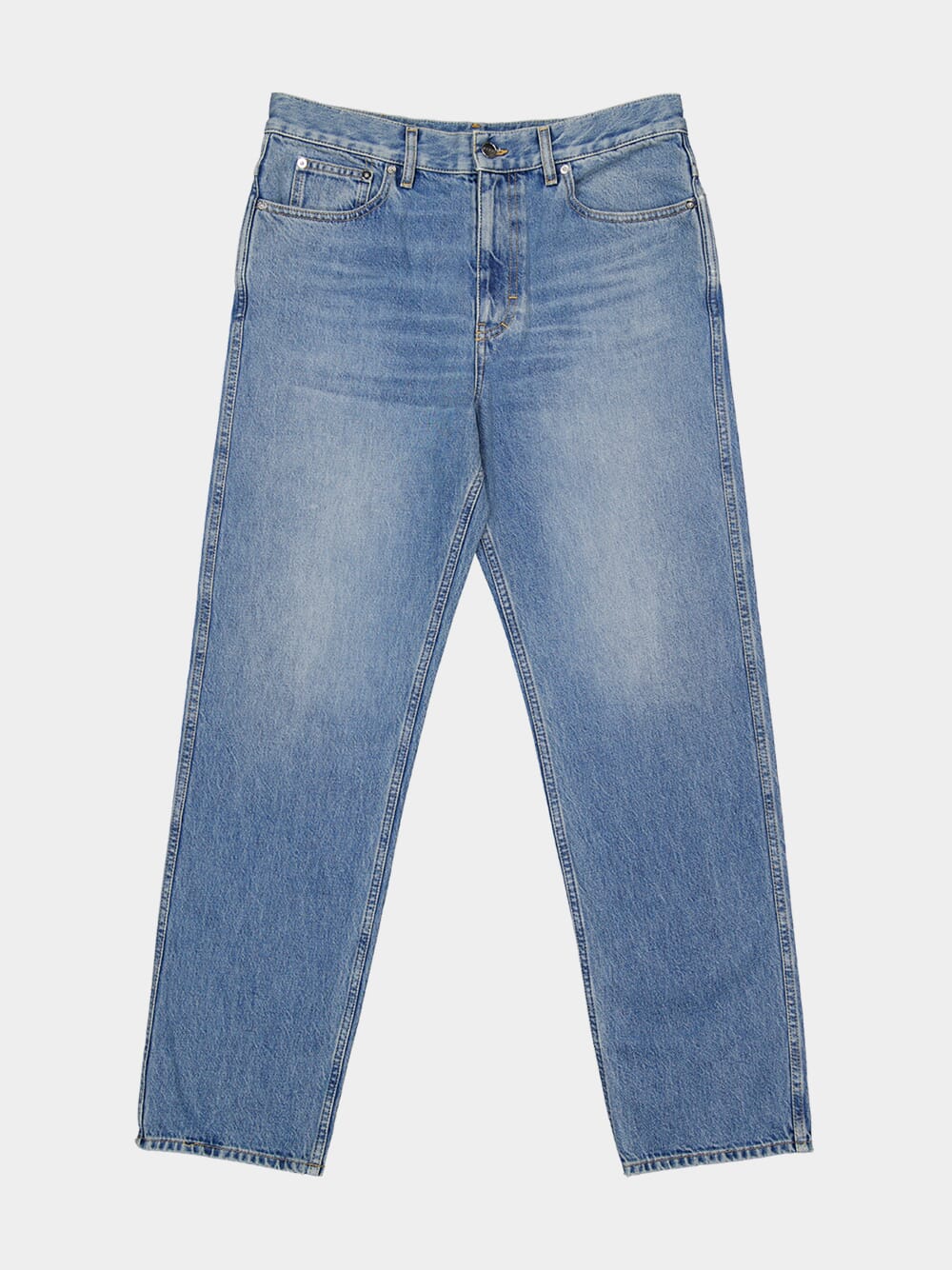 Light Blue Slim Fit Denim Jeans - Image 5