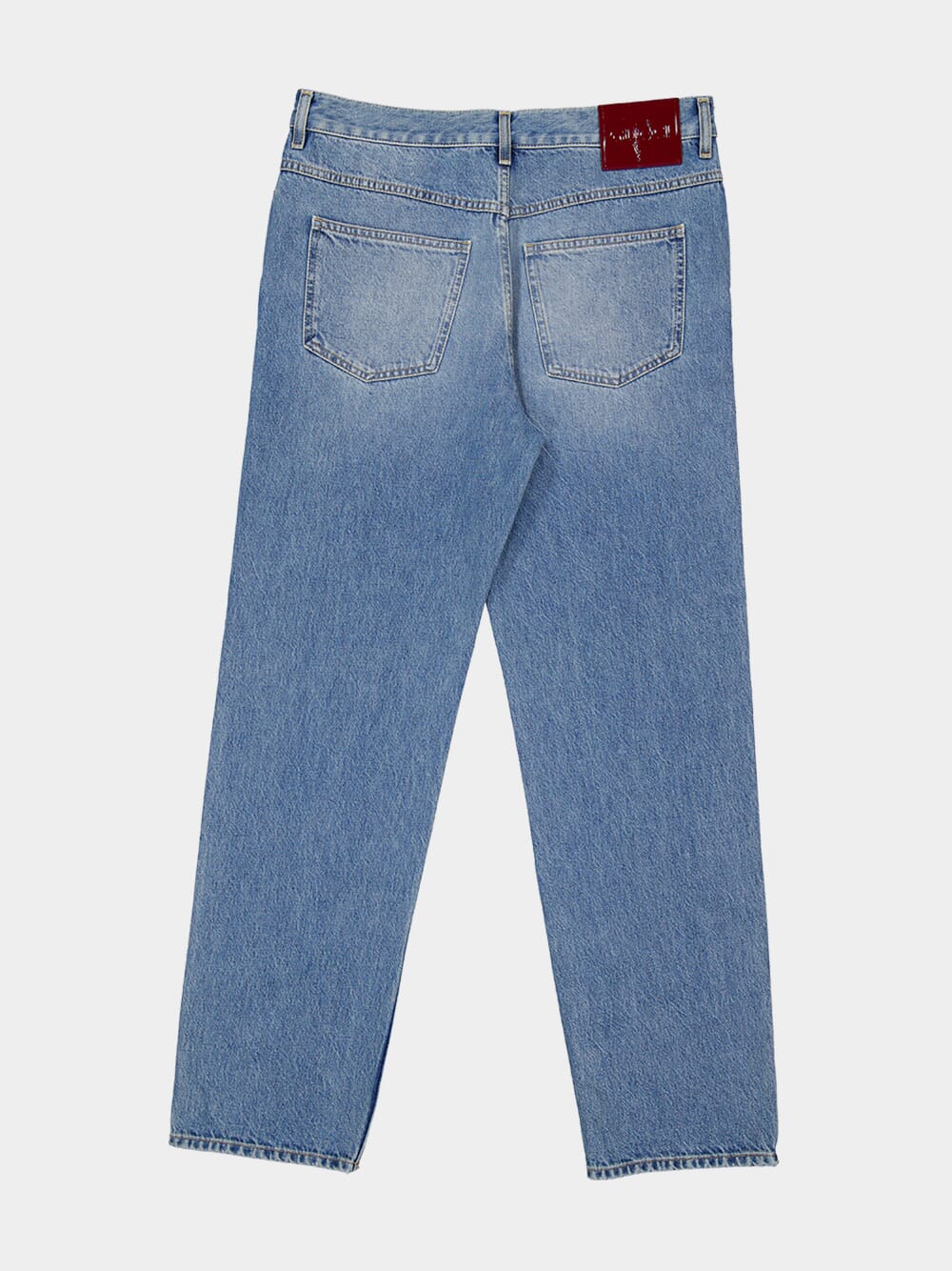 Light Blue Slim Fit Denim Jeans - Image 6