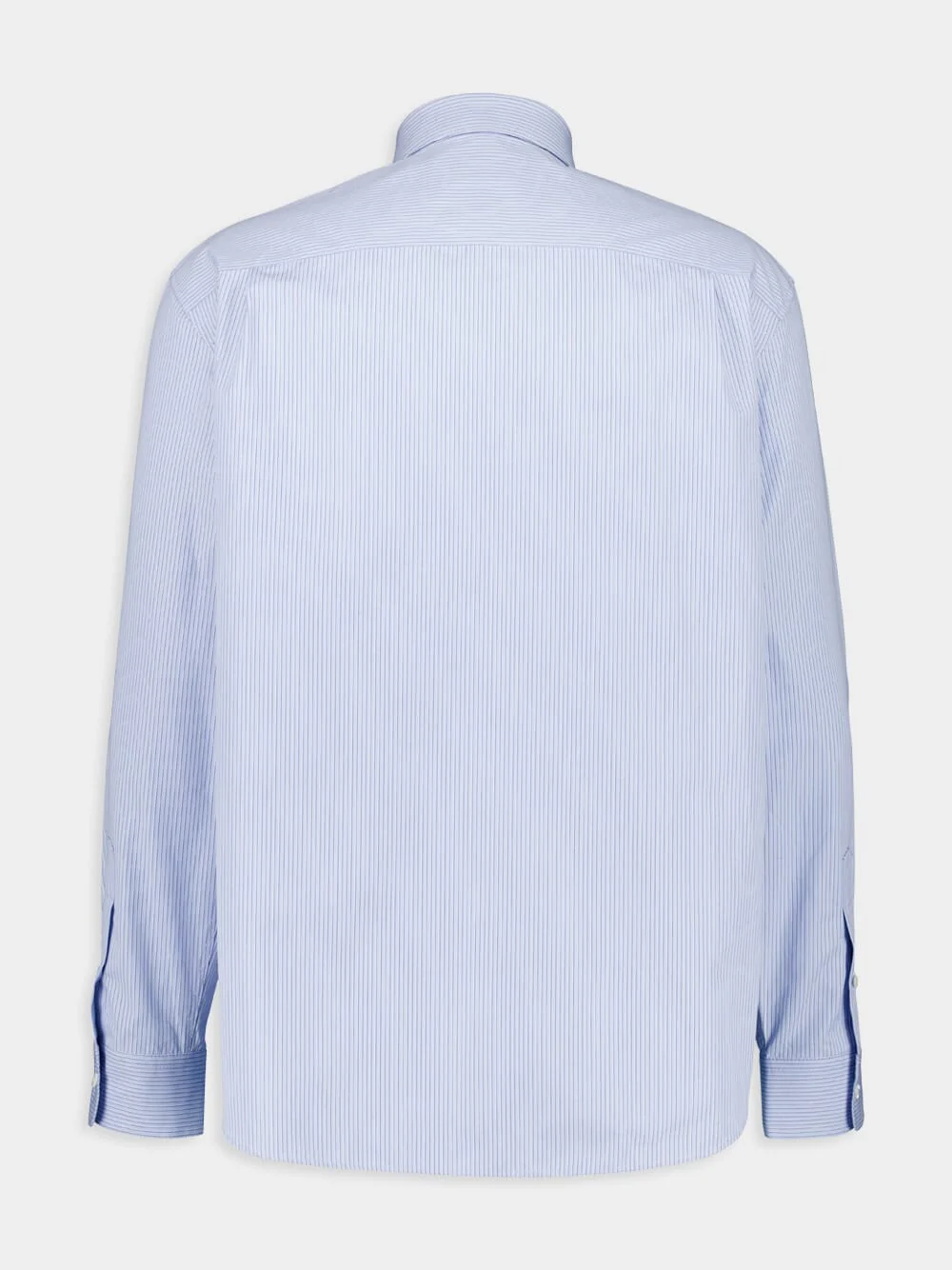 Light Blue Striped Men's Shirt - Image 2