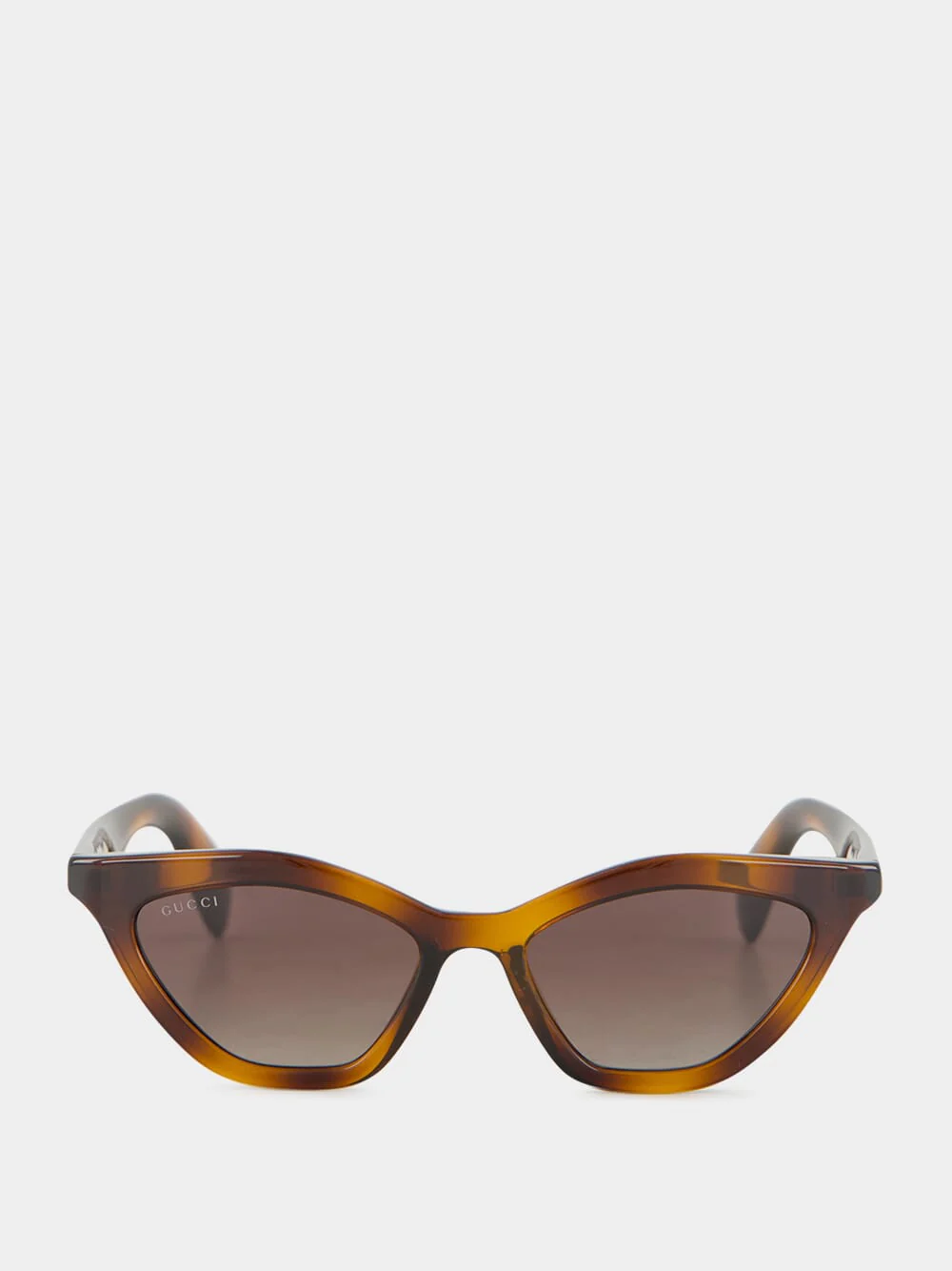 Light Brown Tortoiseshell Cat-Eye Sunglasses