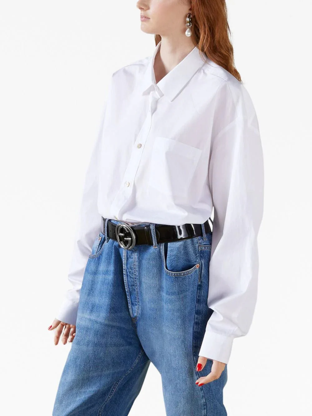 Logo-Embroidered Cotton Shirt