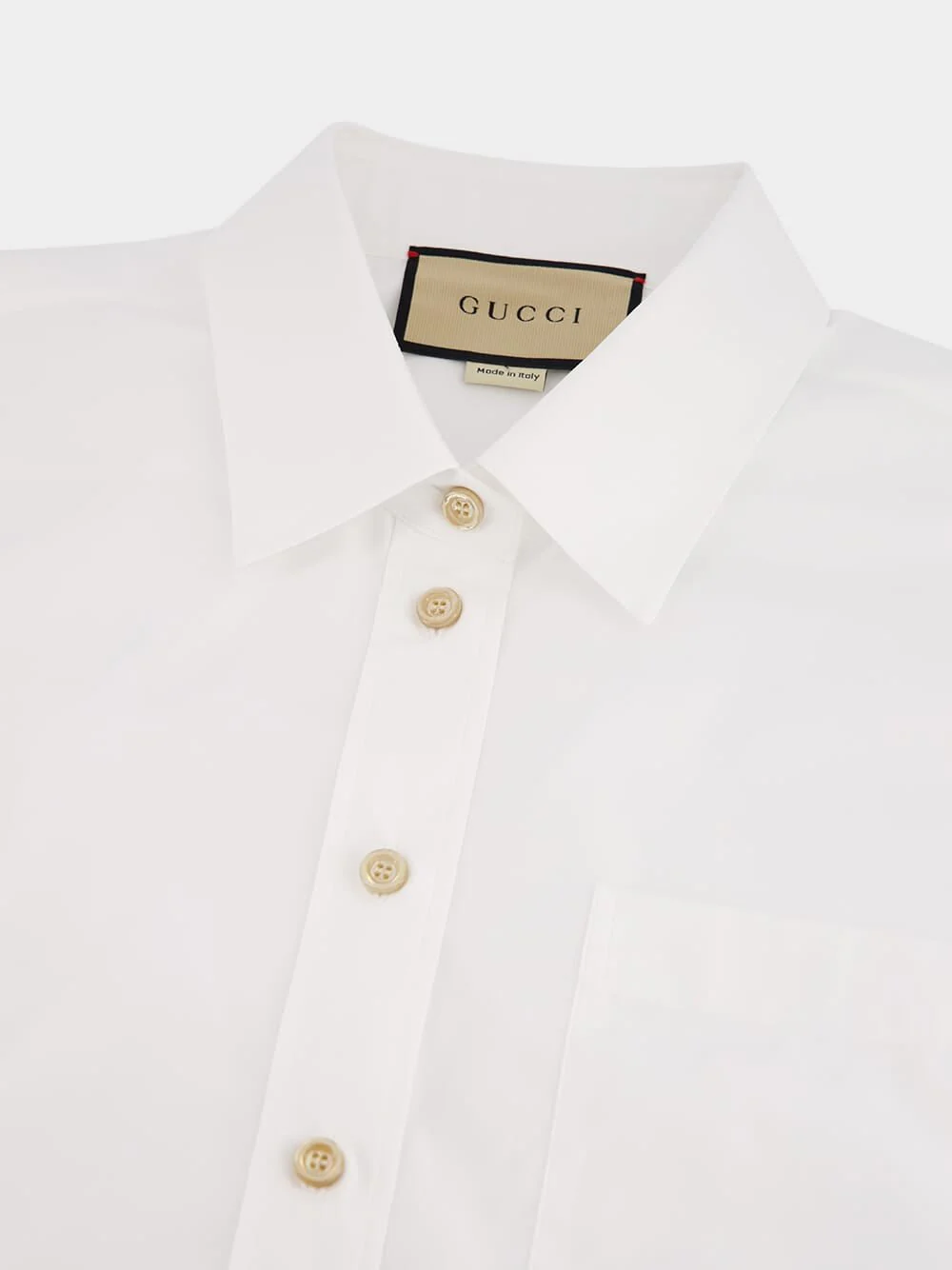 Logo-Embroidered Cotton Shirt - Image 5