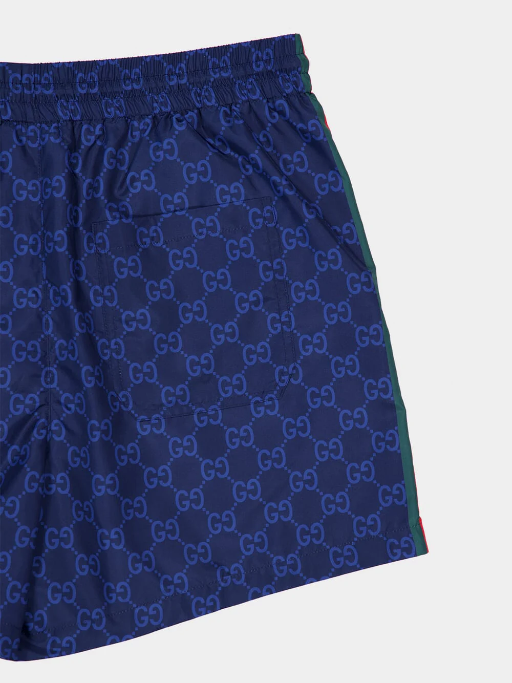 Navy Blue GG Swim Shorts Nylon - Image 3