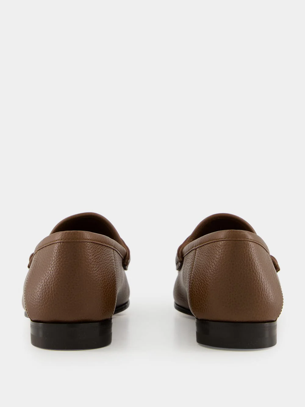Nut Brown Bryanne Leather Loafers - Image 5