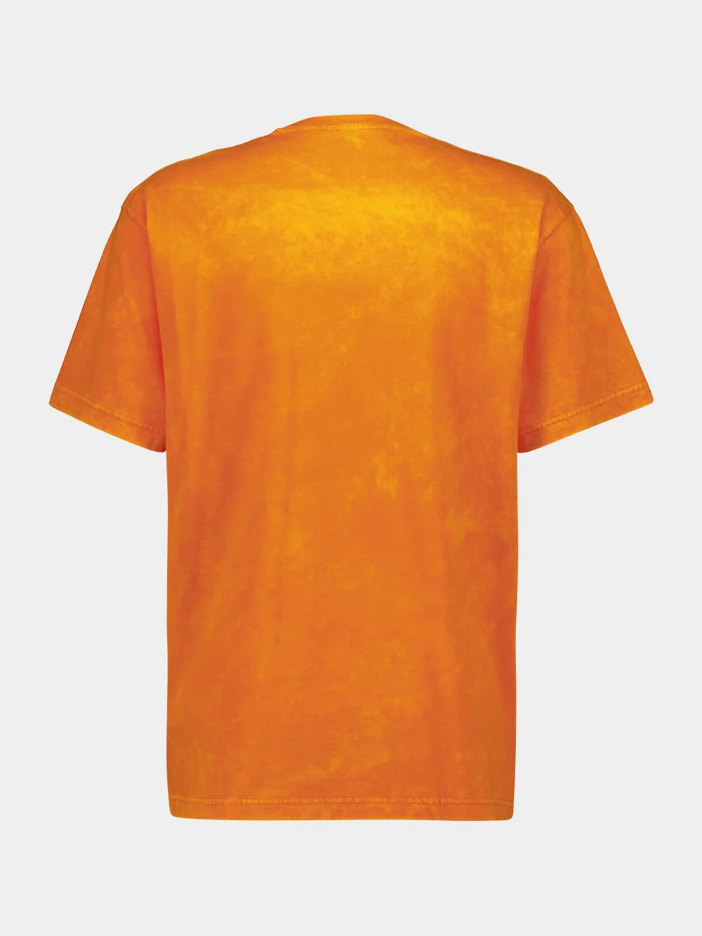 Orange Printed Cotton Jersey T-Shirt - Image 2
