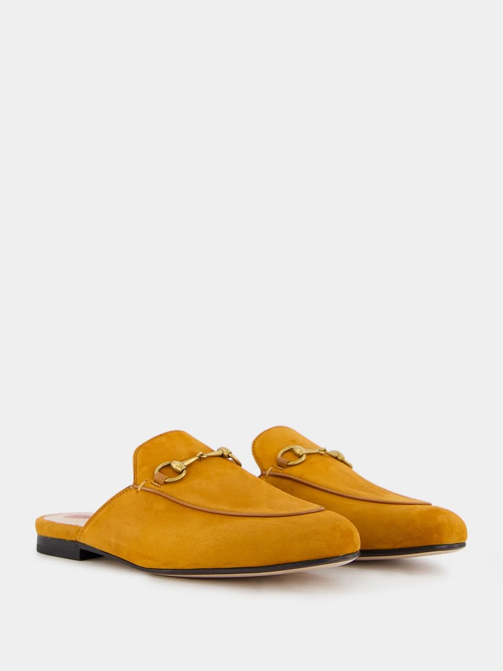 Suede Princetown Flat Slides - Image 3