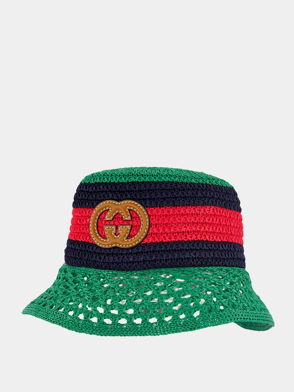Raffia-Effect Viscose Bucket Hat - Image 2