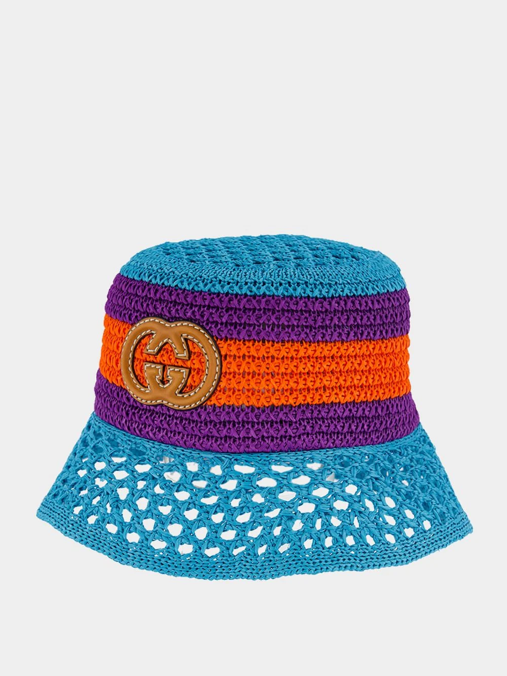 Raffia-Effect Viscose Bucket Hat - Image 2