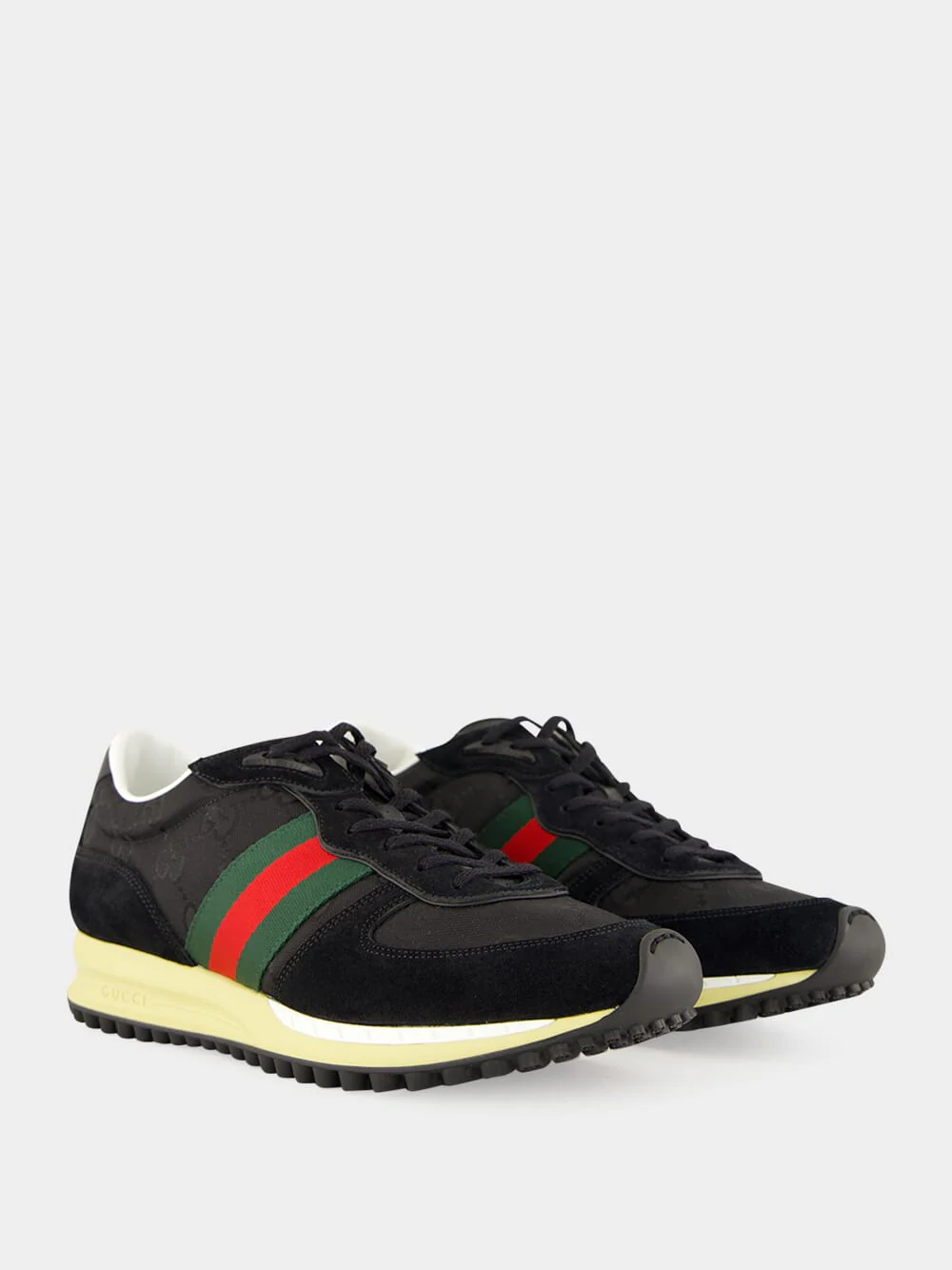 Re-Motion Trainers in Black GG Canvas - Image 3