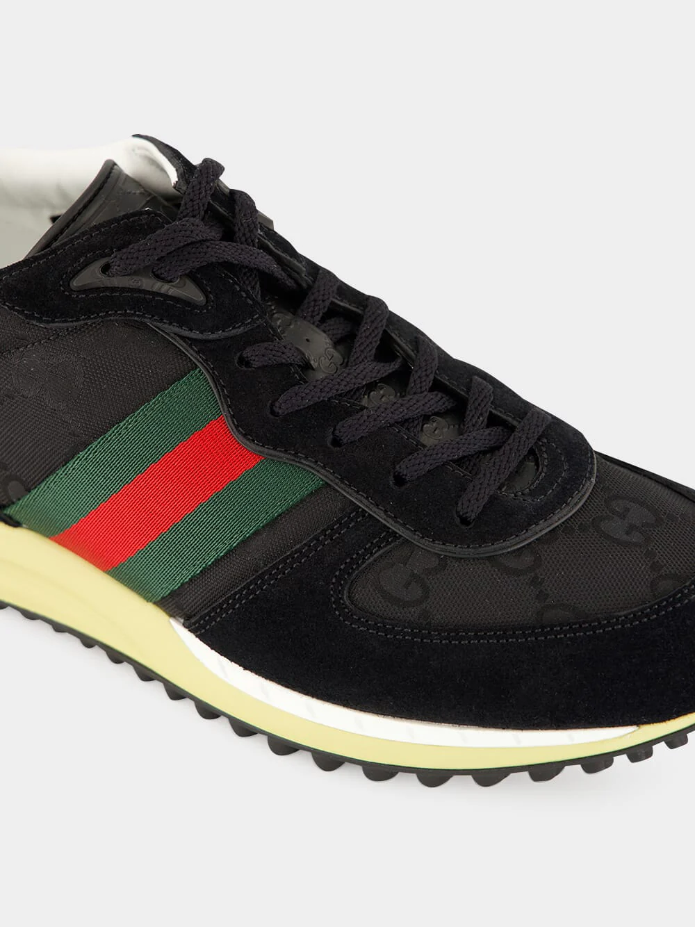 Re-Motion Trainers in Black GG Canvas - Image 6
