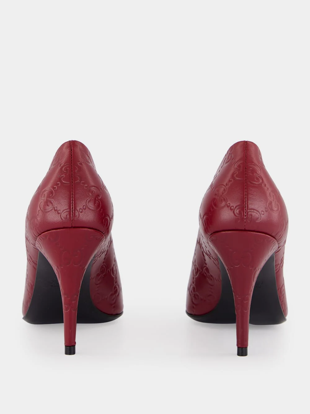 Rosso Ancora GG Leather Horsebit Pump - Image 5