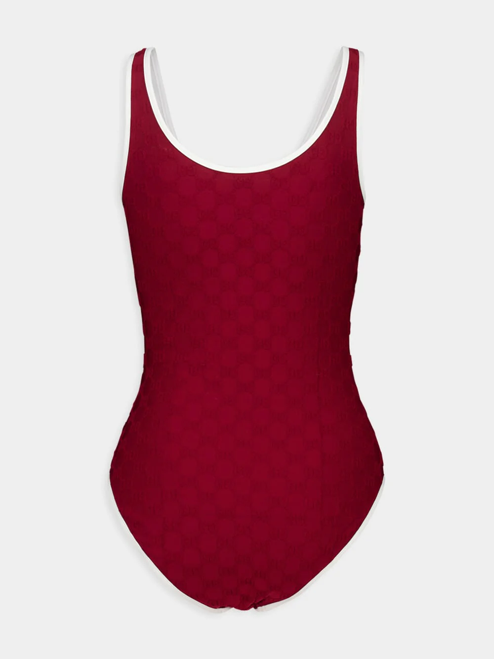 Rosso Ancora Jacquard Swimsuit - Image 2