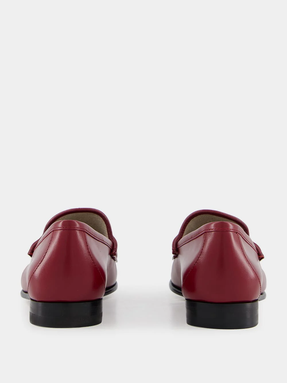 Rosso Ancora Kid Leather Loafers - Image 5