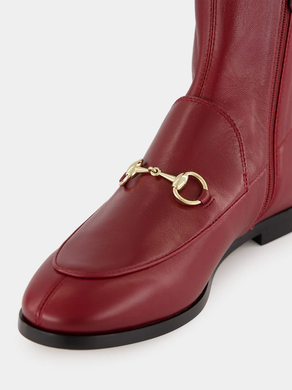 Rosso Ancora Leather Jordaan Ankle Boots - Image 7