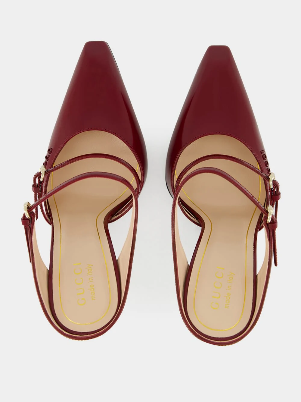 Rosso Ancora Leather Wedge Mule - Image 4