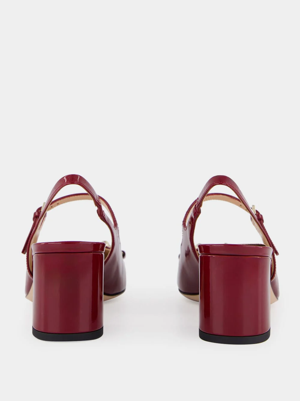 Rosso Ancora Patent Horsebit Pumps - Image 5