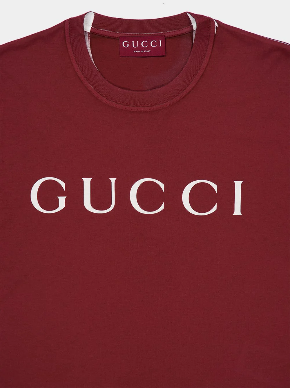 Rosso Ancora Red Cotton T-Shirt with Print - Image 3