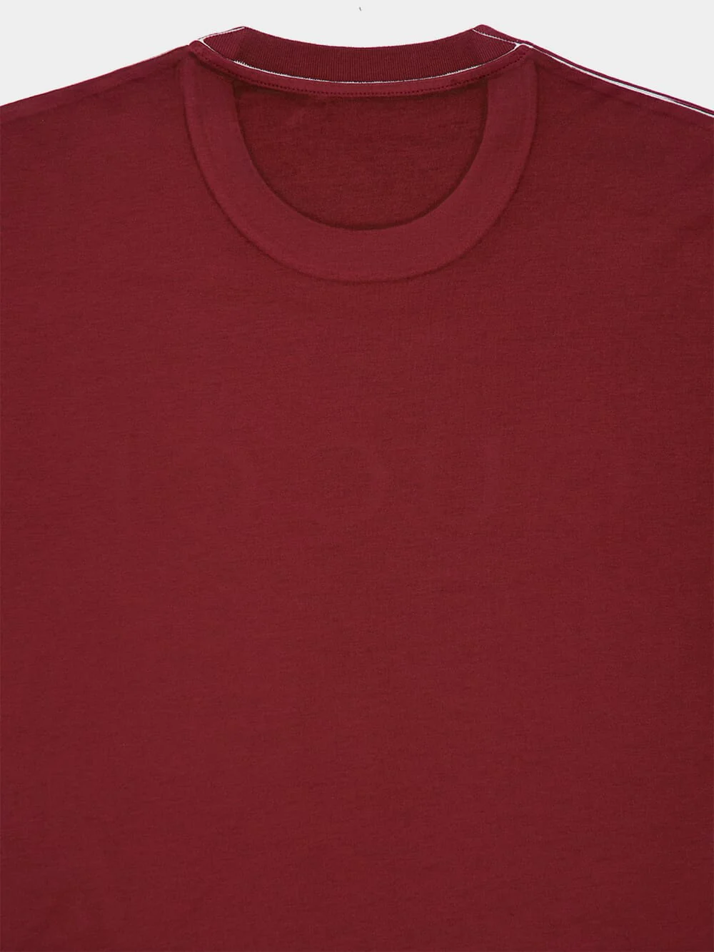 Rosso Ancora Red Cotton T-Shirt with Print - Image 4