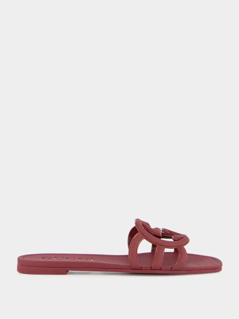Rosso Ancora Red G Slide Sandals