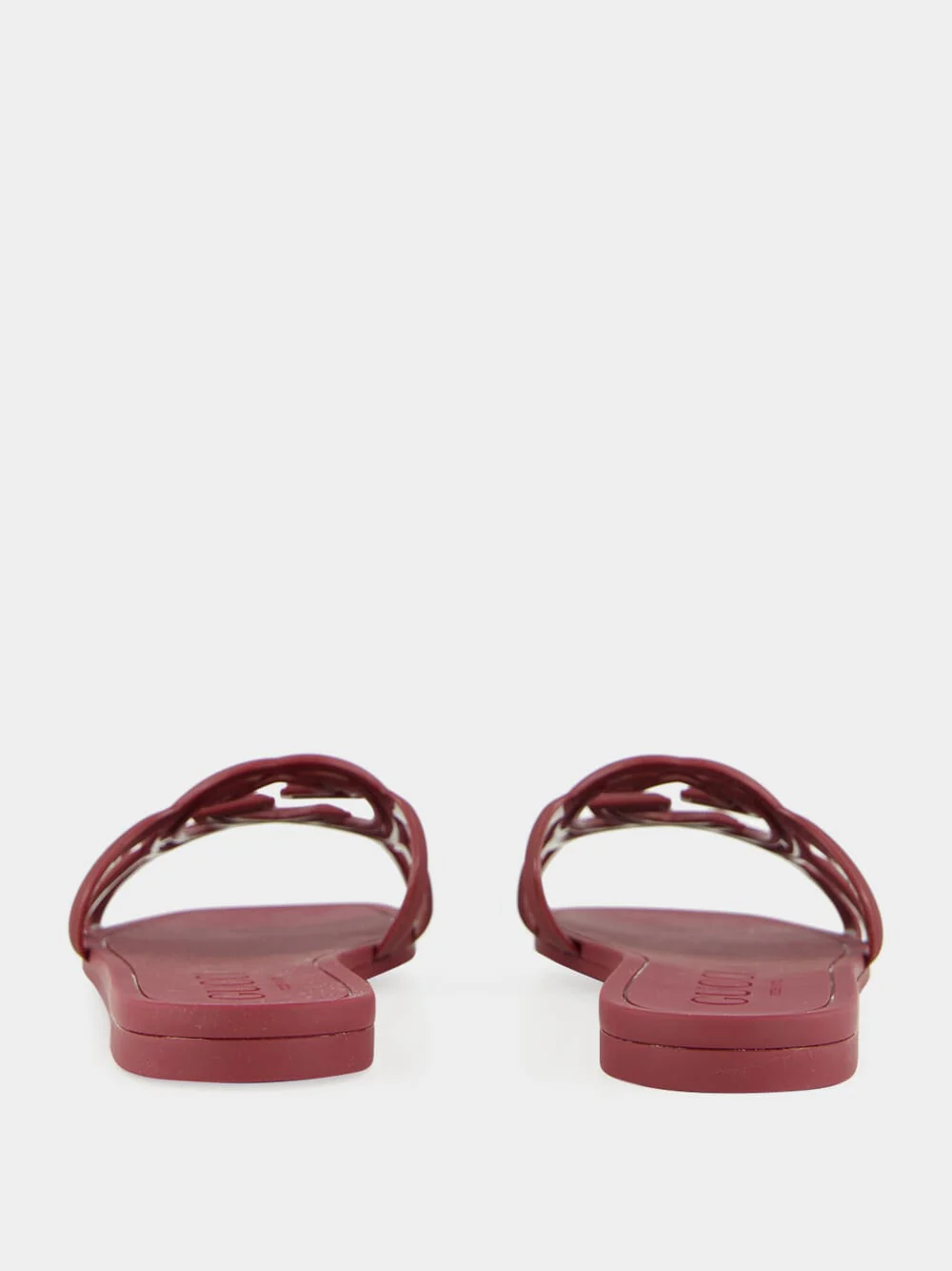 Rosso Ancora Red G Slide Sandals - Image 5