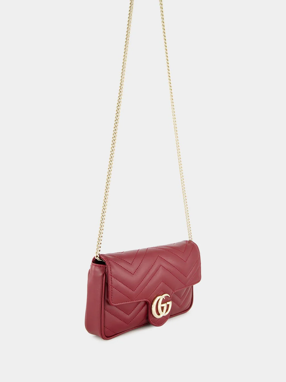 Rosso Ancora Red GG Marmont Small Bag - Image 3