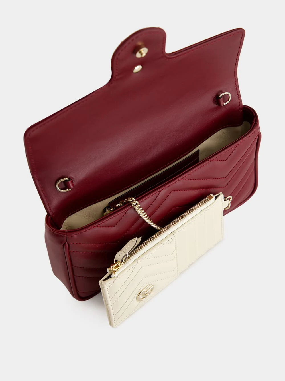 Rosso Ancora Red GG Marmont Small Bag - Image 6