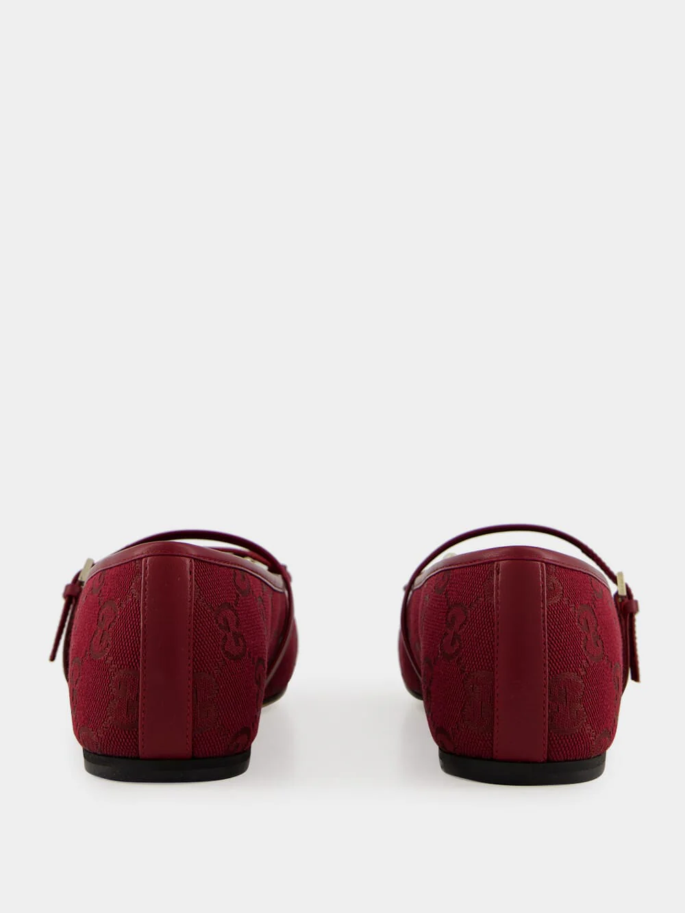 Rosso Ancora Red Horsebit Ballet Flat - Image 5