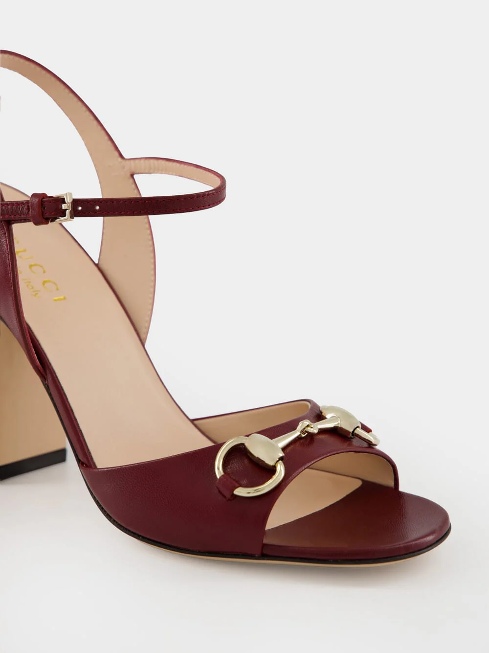 Rosso Ancora Red Horsebit Sandals - Image 6