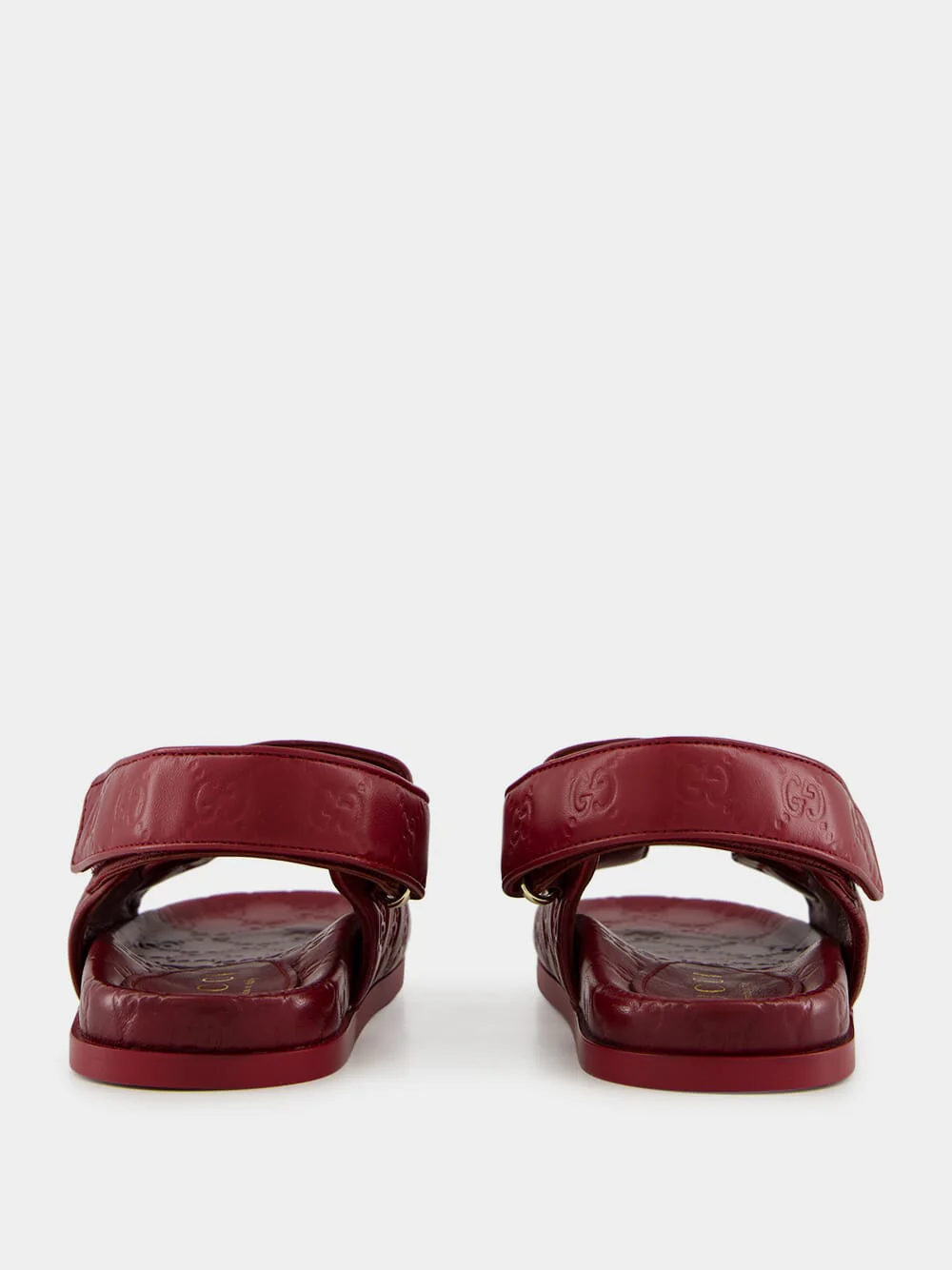 Rosso Ancora Red Sandals with Double G - Image 5