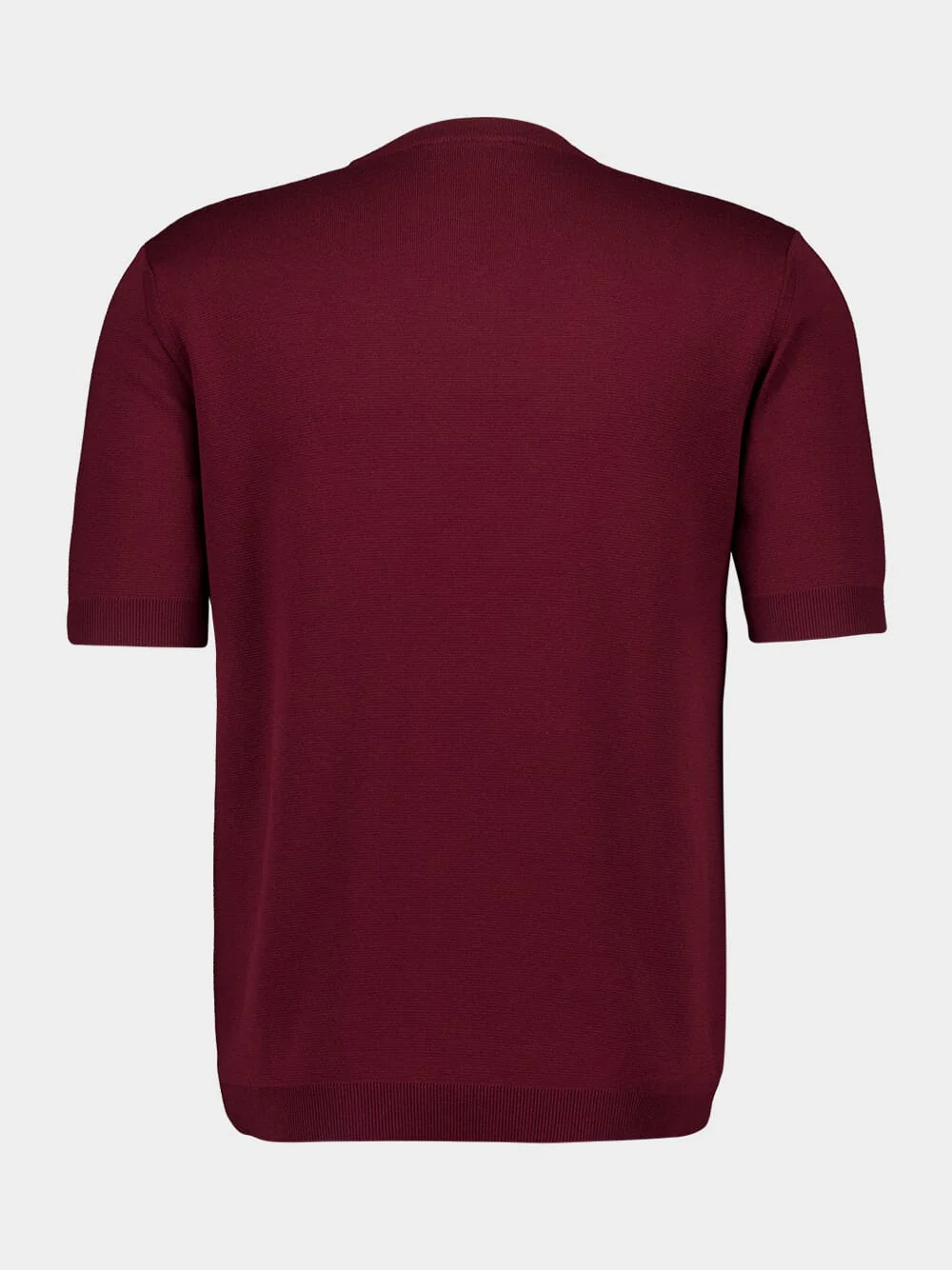 Rosso Ancora Silk Cotton T-Shirt - Image 2