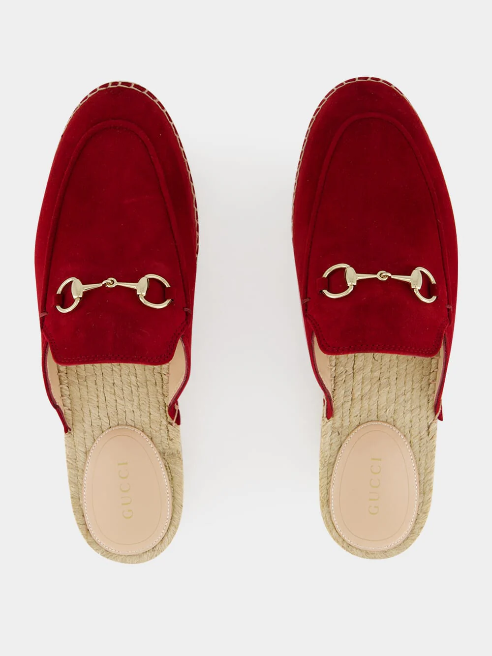 Rosso Ancora Suede Horsebit Espadrille Mules - Image 4