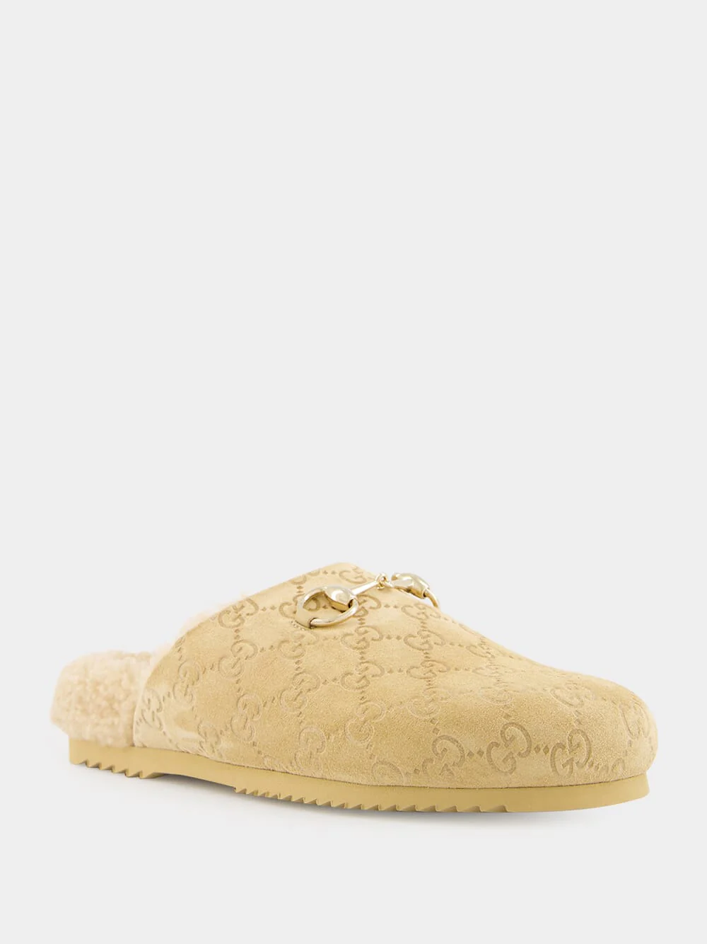 Beige Horsebit Mule - Image 2
