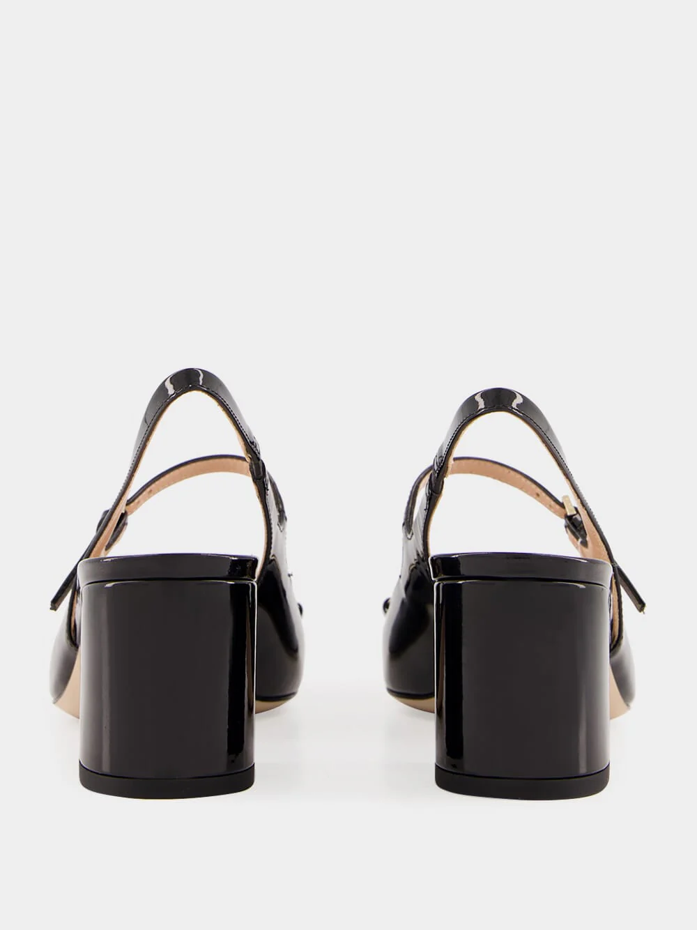 Black Horsebit Patent Pumps - Image 5